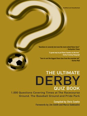 cover image of The Ultimate Derby Quiz Book